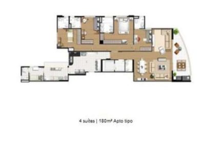 Apartamento, 4 quartos, 180 m² - Foto 2
