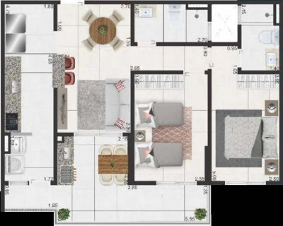 Apartamento, 2 quartos, 79 m² - Foto 3