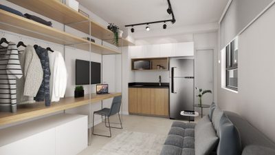 Cobertura, 1 quarto, 64 m² - Foto 4