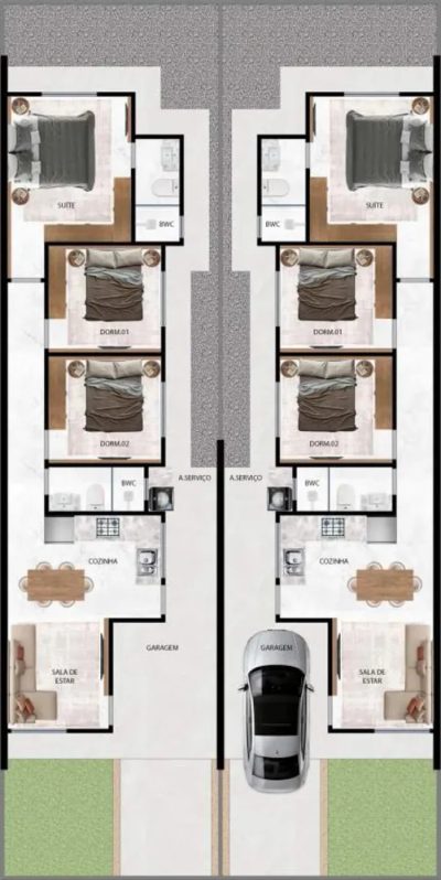 Casa, 3 quartos, 83 m² - Foto 4