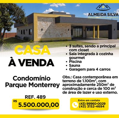 Casa, 3 quartos, 250 m² - Foto 1