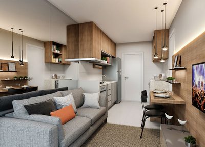 Apartamento, 1 quarto, 26 m² - Foto 2