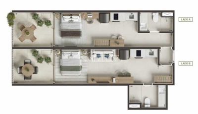 Apartamento, 2 quartos, 69 m² - Foto 1