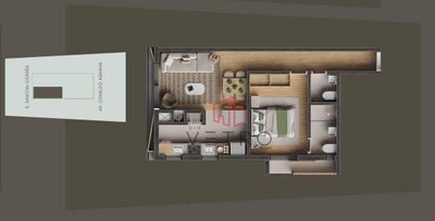 Apartamento, 1 quarto, 66 m² - Foto 4