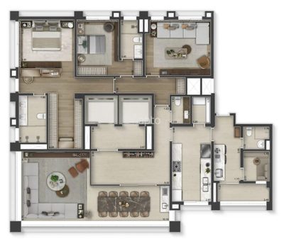 Apartamento, 4 quartos, 263 m² - Foto 5