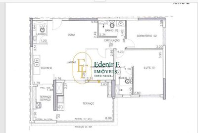 Apartamento, 3 quartos, 96 m² - Foto 2