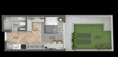 Apartamento, 1 quarto, 69 m² - Foto 2