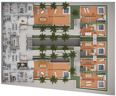 Cobertura, 3 quartos, 208 m² - Foto 2