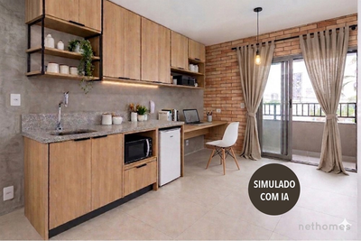 Apartamento, 1 quarto, 22 m² - Foto 1