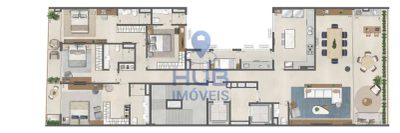 Apartamento, 5 quartos, 415 m² - Foto 3