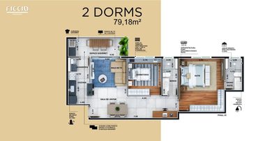Apartamento, 2 quartos, 79 m² - Foto 5