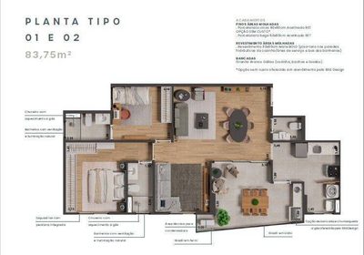 Apartamento, 2 quartos, 83 m² - Foto 4