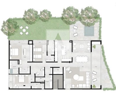 Apartamento, 4 quartos, 374 m² - Foto 2