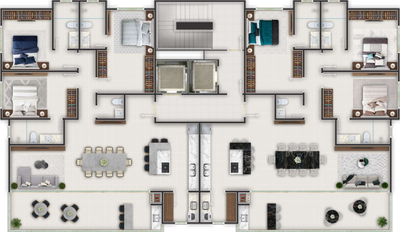 Cobertura, 4 quartos, 302 m² - Foto 3