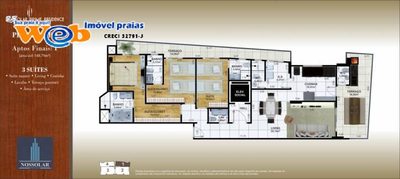 Apartamento, 3 quartos, 147 m² - Foto 3