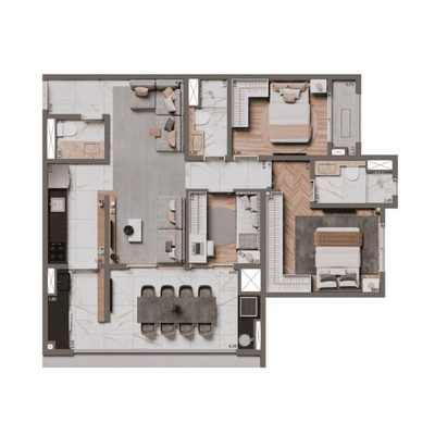 Apartamento, 3 quartos, 84 m² - Foto 2