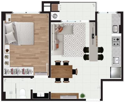 Apartamento, 39 m² - Foto 4