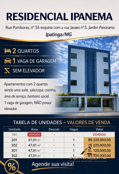 Apartamento, 2 quartos, 48 m² - Foto 1