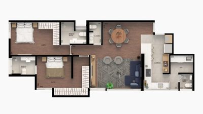 Apartamento, 2 quartos, 100 m² - Foto 4