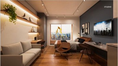 Apartamento, 1 quarto, 28 m² - Foto 3