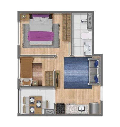Apartamento, 1 quarto, 28 m² - Foto 4