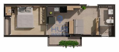 Apartamento, 1 quarto, 34 m² - Foto 5