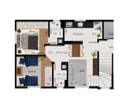 Cobertura, 2 quartos, 100 m² - Foto 2