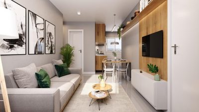 Apartamento, 1 quarto, 43 m² - Foto 2