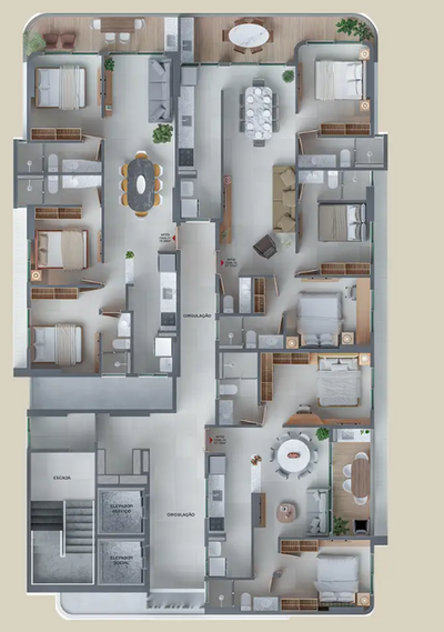 Apartamento, 2 quartos, 61 m² - Foto 2