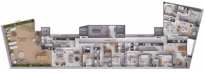 Cobertura, 3 quartos, 206 m² - Foto 1