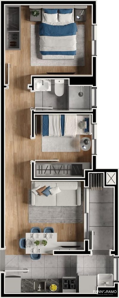 Apartamento, 2 quartos, 46 m² - Foto 5
