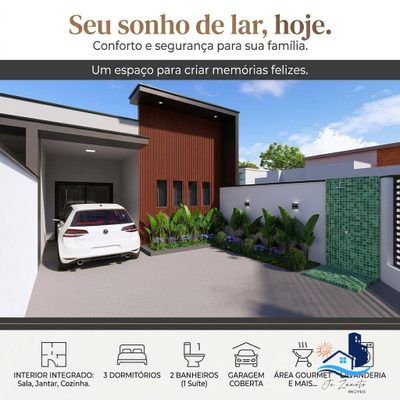 Casa, 3 quartos - Foto 3