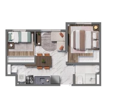Apartamento, 1 quarto, 24 m² - Foto 3