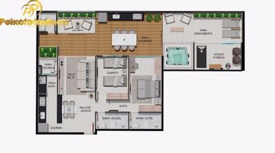 Apartamento, 2 quartos, 136 m² - Foto 2
