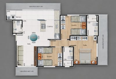 Apartamento, 3 quartos, 82 m² - Foto 3