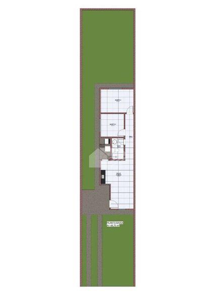Casa, 2 quartos, 48 m² - Foto 2