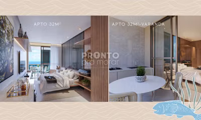 Apartamento, 1 quarto, 32 m² - Foto 3