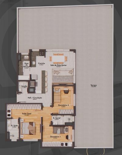 Apartamento, 3 quartos, 99 m² - Foto 5