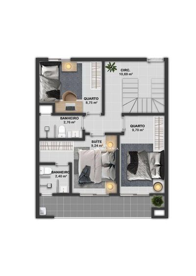 Cobertura, 3 quartos, 118 m² - Foto 4