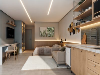 Apartamento, 1 quarto, 24 m² - Foto 1