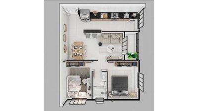 Apartamento, 2 quartos, 79 m² - Foto 2
