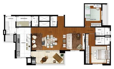 Apartamento, 3 quartos, 112 m² - Foto 3