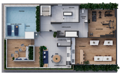 Apartamento, 2 quartos, 55 m² - Foto 2
