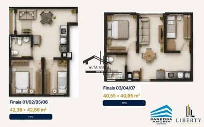 Apartamento, 2 quartos, 40 m² - Foto 4