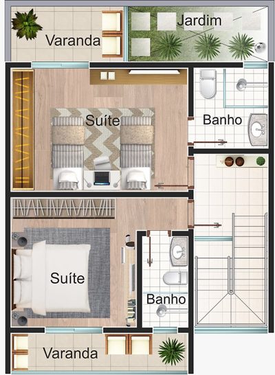 Casa de Condomínio, 2 quartos - Foto 3