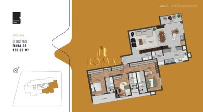 Apartamento, 3 quartos, 155 m² - Foto 4