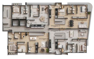 Cobertura, 3 quartos, 167 m² - Foto 3