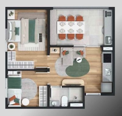Apartamento, 1 quarto, 28 m² - Foto 4