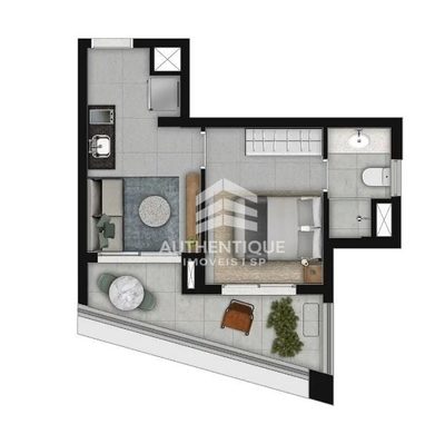 Apartamento, 1 quarto, 29 m² - Foto 5