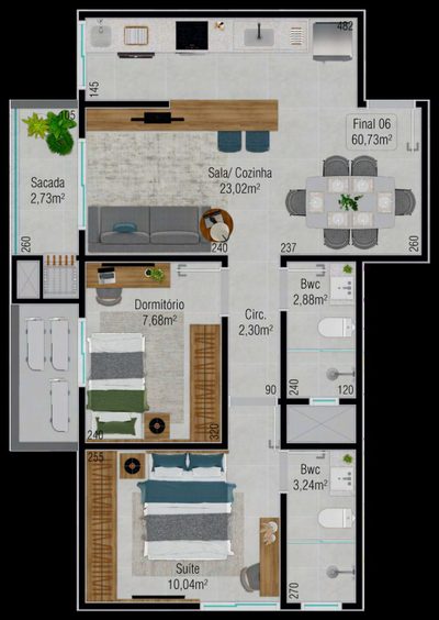 Apartamento, 2 quartos, 92 m² - Foto 4